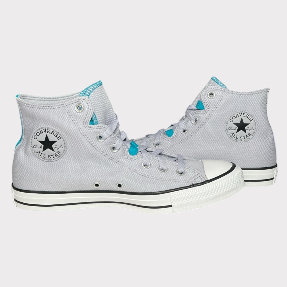 Converse Unisex CTAS HI A08591F Ghost Town Rapid Teal Black Sneakers Retro